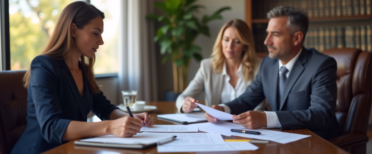 The legal counsel at Escondido Probate Law serving Riverside County estate matters meets with beneficiaries in our Southern California office to execute necessary paperwork discussing What determines whether a California trust settlement remains private or erupts into public litigation