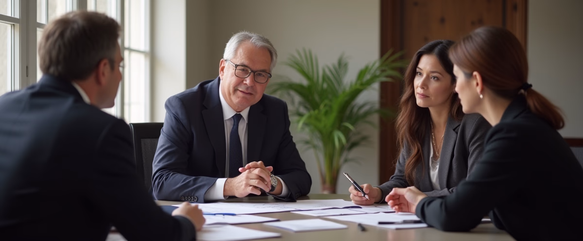 The legal counsel at Escondido Probate Law serving Riverside County estate matters meets with beneficiaries in our Southern California office to execute necessary paperwork discussing What determines whether a California trust settlement remains private or erupts into public litigation