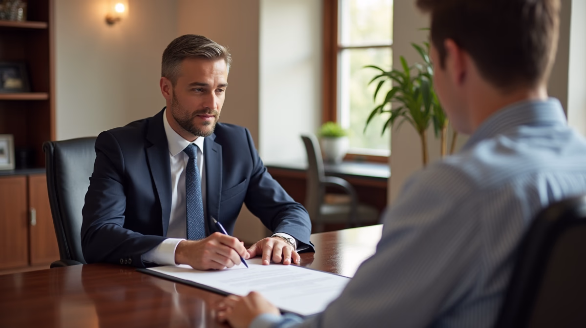 The legal counsel at Escondido Probate Law serving Riverside County estate matters meets with beneficiaries in our Southern California office to execute necessary paperwork discussing What documents are required to transfer corporate shares to a trust