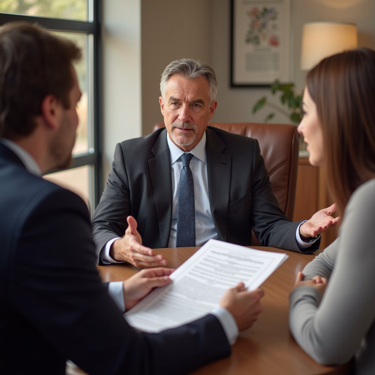 The dedicated legal team at Escondido Probate Law serving Riverside probate matters is pictured conferring with heirs to navigate the probate process to execute vital documents discussing What documents must be tracked in a California probate case