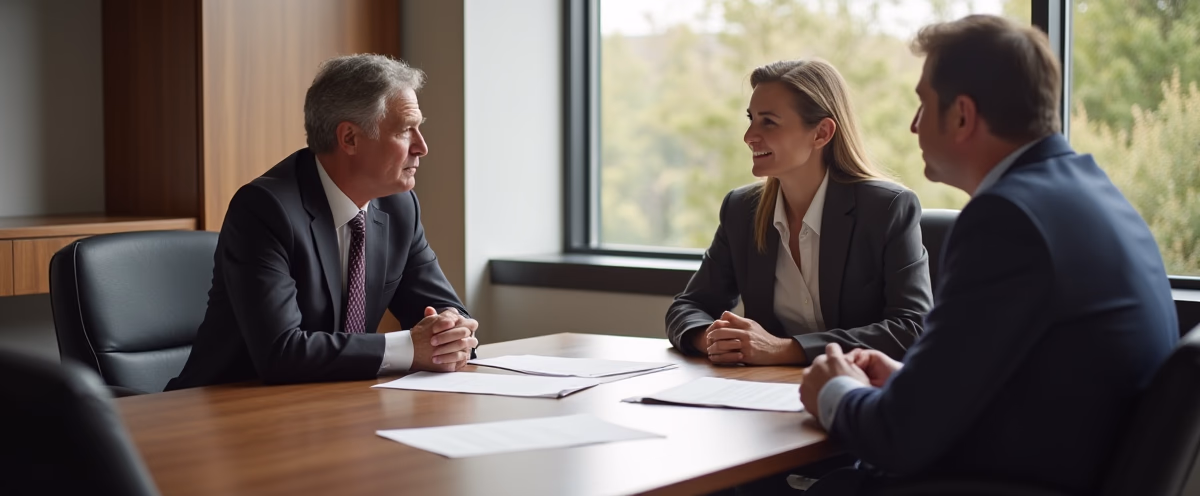 The legal counsel at Escondido Probate Law serving Riverside County estate matters meets with beneficiaries in our Southern California office to execute necessary paperwork discussing What does it mean to fund a trust