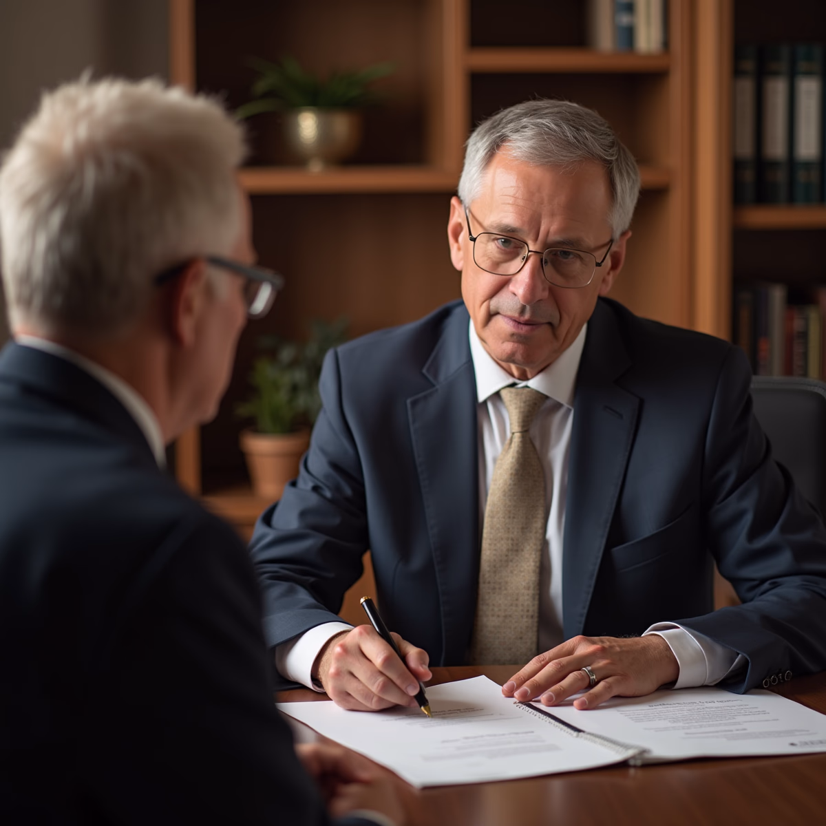 The dedicated legal team at Escondido Probate Law serving Riverside probate matters is pictured conferring with heirs to navigate the probate process to execute vital documents discussing What does the court do with unclear will provisions