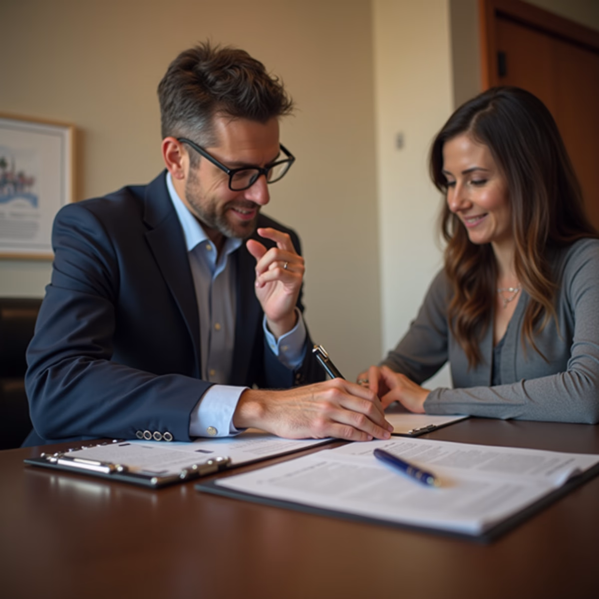 The dedicated legal team at Escondido Probate Law serving Riverside probate matters is pictured conferring with heirs to navigate the probate process to execute vital documents discussing What evidence is needed to prove forgery