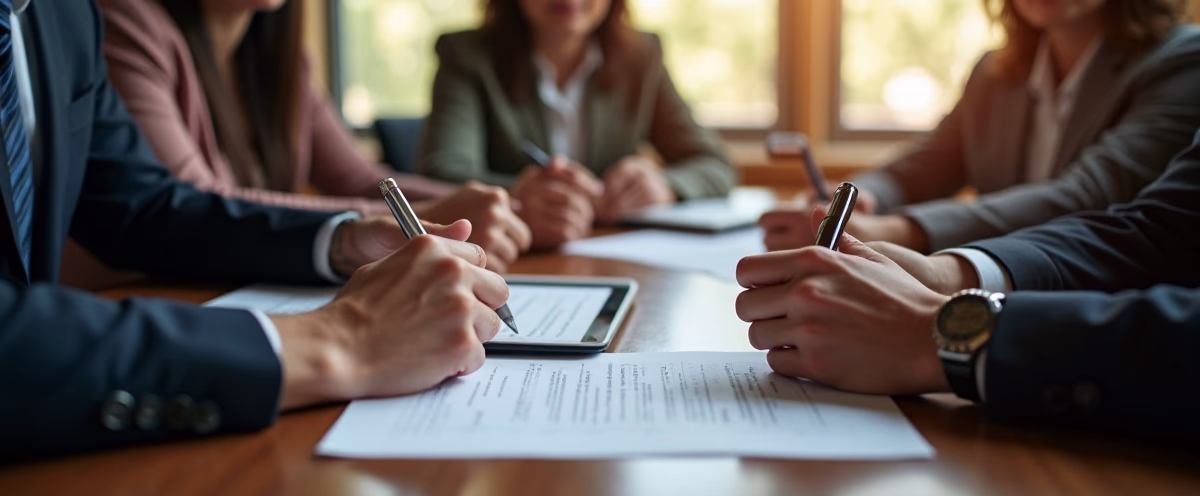 The experienced legal team at Escondido Probate Law serving Riverside County wills matters meets with executors in the Southern California office to execute vital petitions discussing What factors does the court consider when evaluating a potential guardian