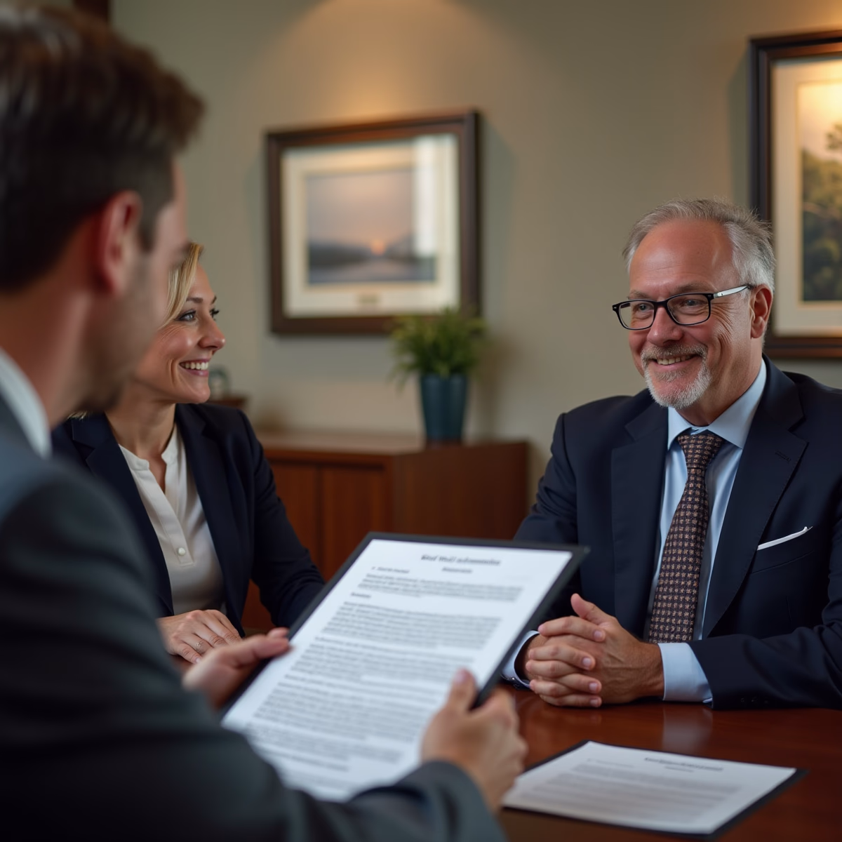 The dedicated legal team at Escondido Probate Law serving Riverside probate matters is pictured conferring with heirs to navigate the probate process to execute vital documents discussing What failures trigger contested proceedings and court intervention in California probate administration