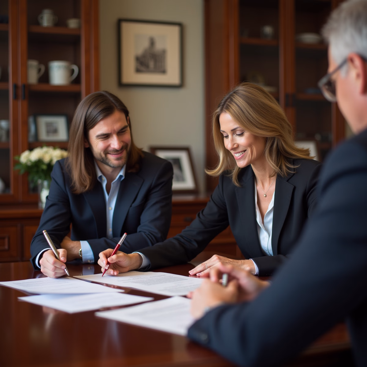 The dedicated legal team at Escondido Probate Law serving Riverside probate matters is pictured conferring with heirs to navigate the probate process to execute vital documents discussing What failures trigger contested proceedings and court intervention in California probate administration