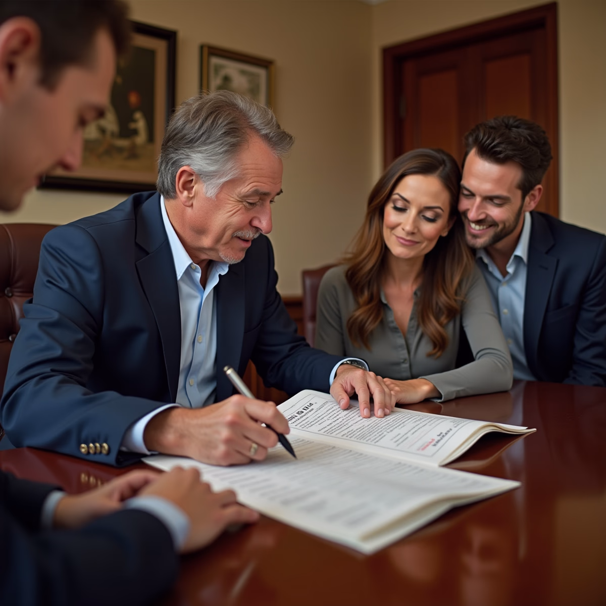 The dedicated legal team at Escondido Probate Law serving Riverside probate matters is pictured conferring with heirs to navigate the probate process to execute vital documents discussing What failures trigger contested proceedings and court intervention in California probate administration