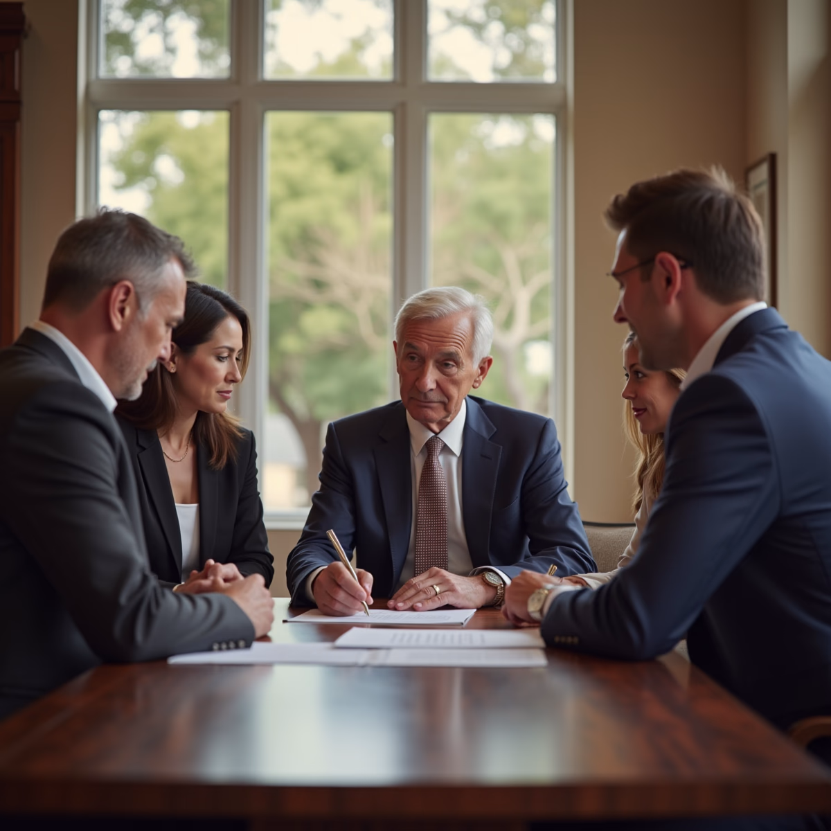 The dedicated legal team at Escondido Probate Law serving Riverside probate matters is pictured conferring with heirs to navigate the probate process to execute vital documents discussing What failures trigger contested proceedings and court intervention in California probate administration