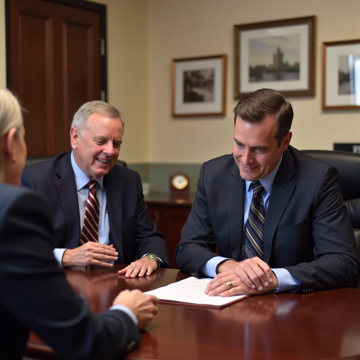 The dedicated legal team at Escondido Probate Law serving Riverside probate matters is pictured conferring with heirs to navigate the probate process to execute vital documents discussing What failures trigger contested proceedings and court intervention in California probate administration