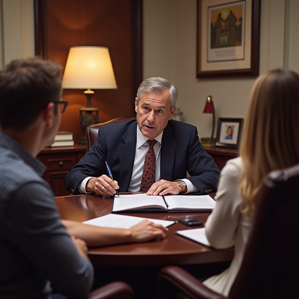 The dedicated legal team at Escondido Probate Law serving Riverside probate matters is pictured conferring with heirs to navigate the probate process to execute vital documents discussing What failures trigger contested proceedings and court intervention in California probate administration