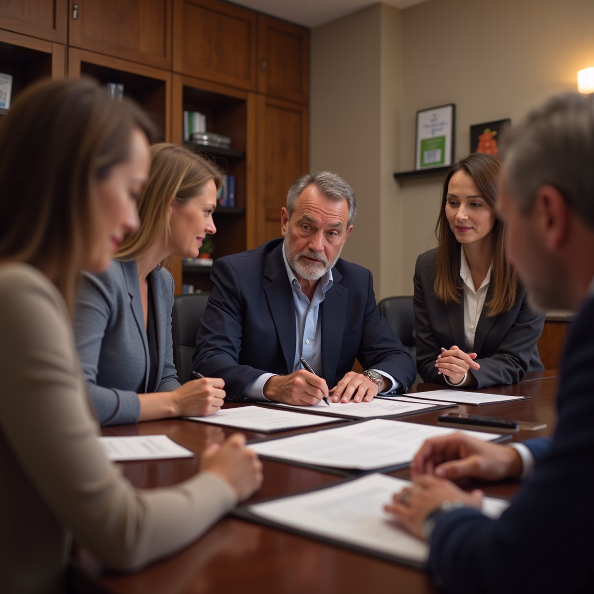 The dedicated legal team at Escondido Probate Law serving Riverside probate matters is pictured conferring with heirs to navigate the probate process to execute vital documents discussing What failures trigger contested proceedings and court intervention in California probate administration