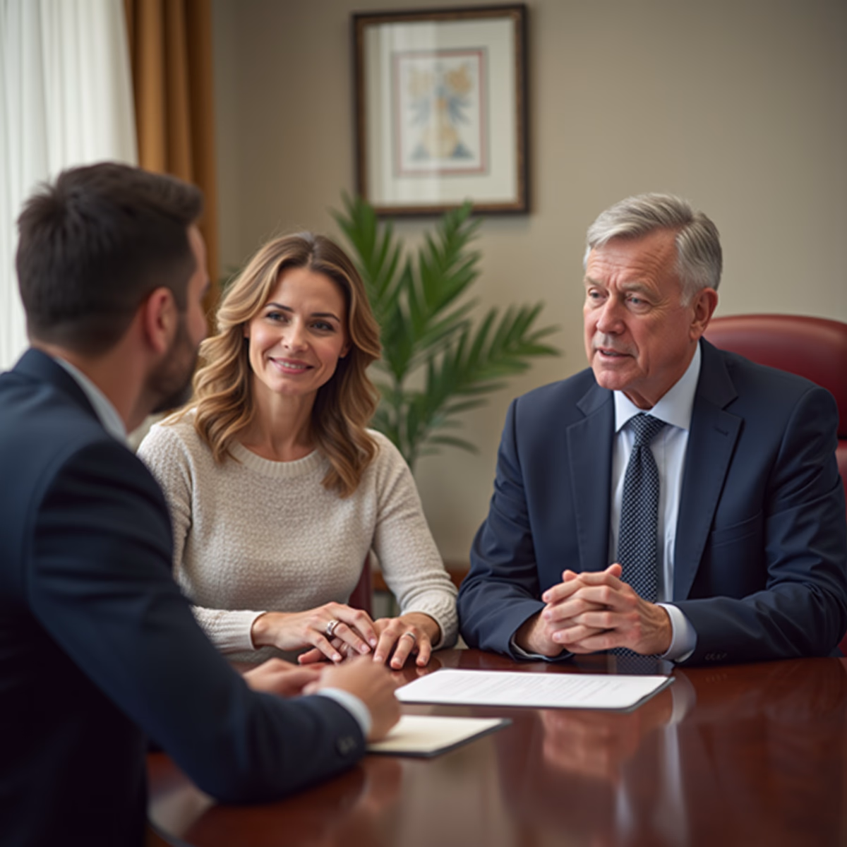 The dedicated legal team at Escondido Probate Law serving Riverside probate matters is pictured conferring with heirs to navigate the probate process to execute vital documents discussing What happens if the Will isnt filed with the Probate Court