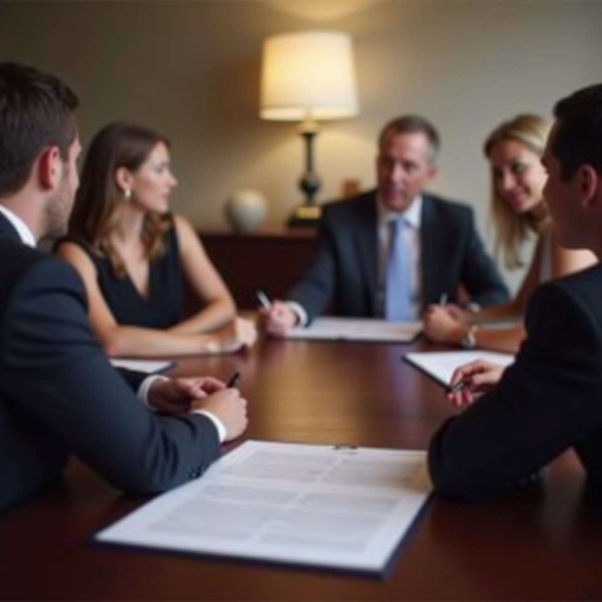 The dedicated legal team at Escondido Probate Law serving Riverside probate matters is pictured conferring with heirs to navigate the probate process to execute vital documents discussing What happens if the estate is slightly over the limit