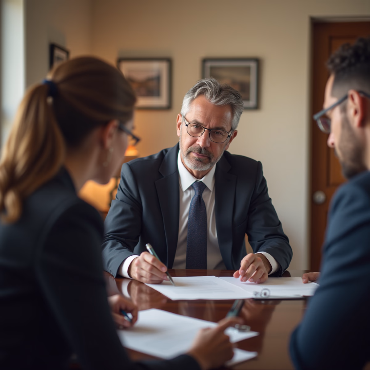 The dedicated legal team at Escondido Probate Law serving Riverside probate matters is pictured conferring with heirs to navigate the probate process to execute vital documents discussing What happens when a creditor files a claim against an estate