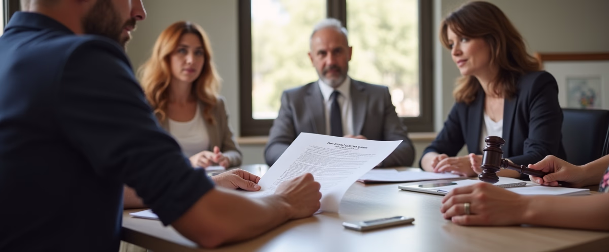 The legal counsel at Escondido Probate Law serving Riverside County estate matters meets with beneficiaries in our Southern California office to execute necessary paperwork discussing What happens when a life insurance policy matures after the trust creators death