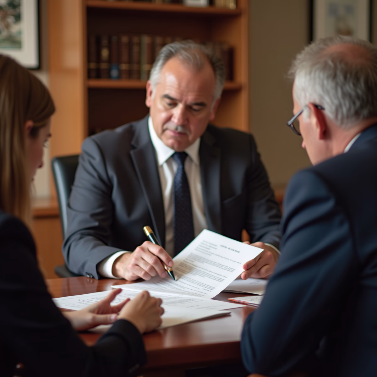 The dedicated legal team at Escondido Probate Law serving Riverside probate matters is pictured conferring with heirs to navigate the probate process to execute vital documents discussing What happens when you need to change a petition after filing