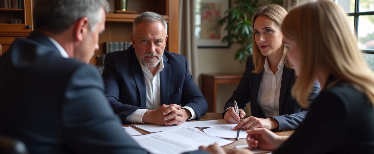 The legal counsel at Escondido Probate Law serving Riverside County estate matters meets with beneficiaries in our Southern California office to execute necessary paperwork discussing What if the shares are held in a brokerage account