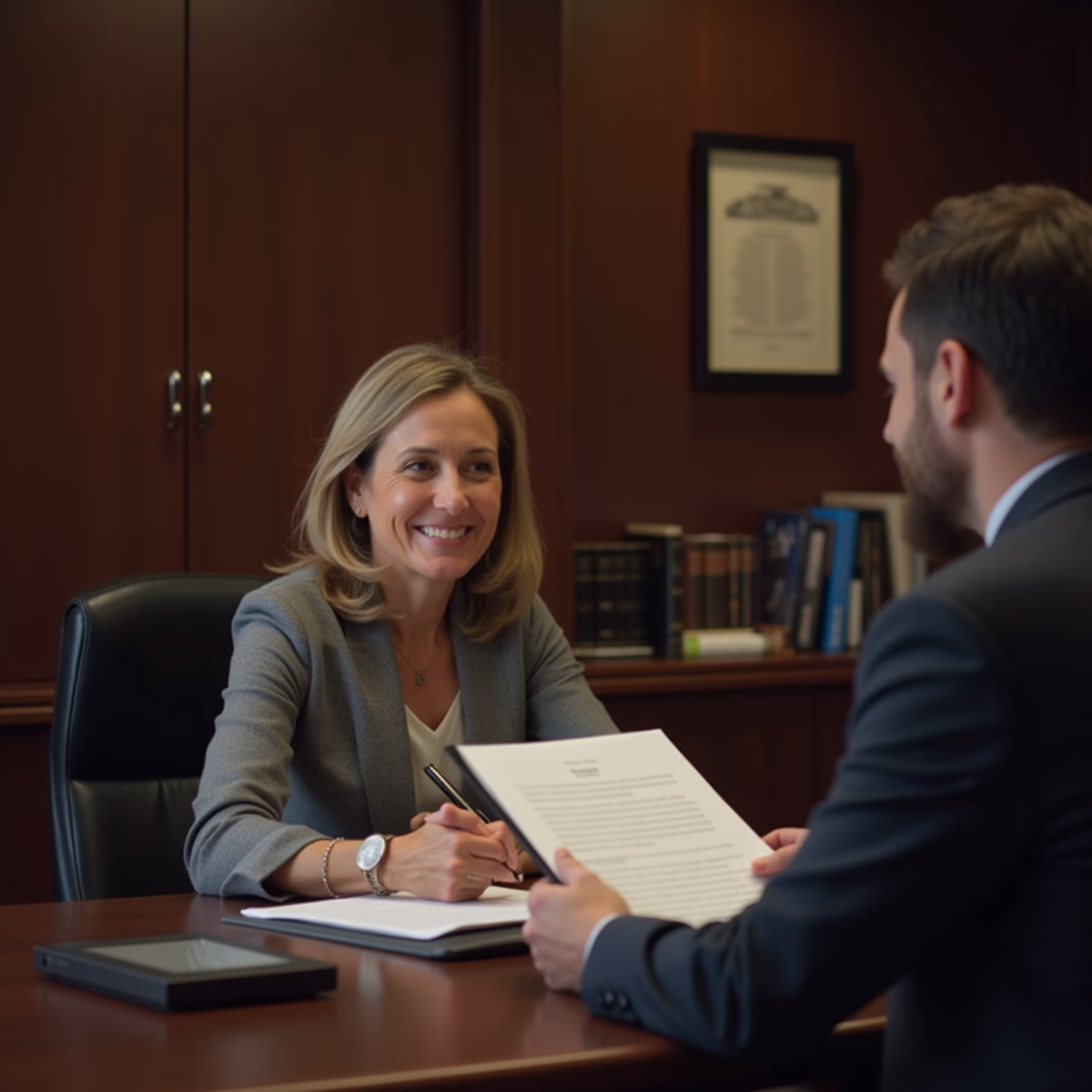 The dedicated legal team at Escondido Probate Law serving Riverside probate matters is pictured conferring with heirs to navigate the probate process to execute vital documents discussing What if theres a Dispute Among the Beneficiaries
