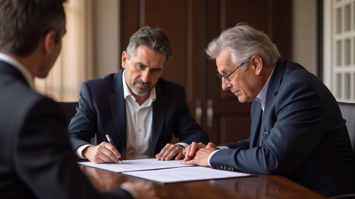 The dedicated legal team at Escondido Probate Law serving Riverside probate matters is pictured conferring with heirs to navigate the probate process to execute vital documents discussing What is Ancillary Probate