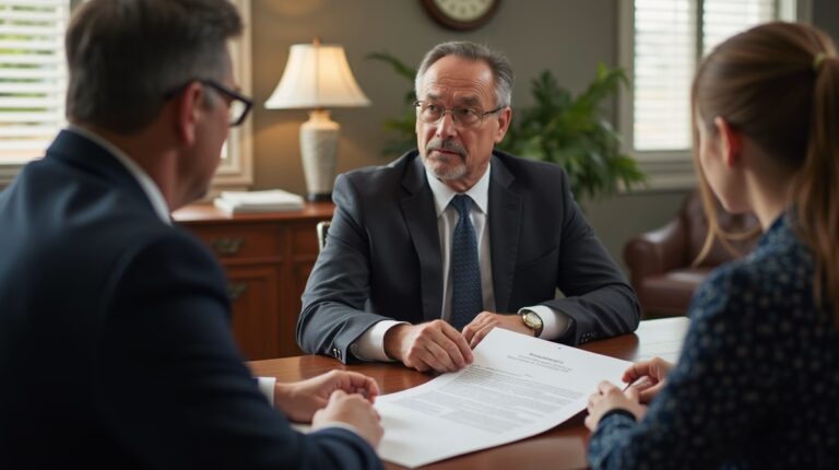 The dedicated legal team at Escondido Probate Law serving Riverside probate matters is pictured conferring with heirs to navigate the probate process to execute vital documents discussing What is Probate with Limited Authority