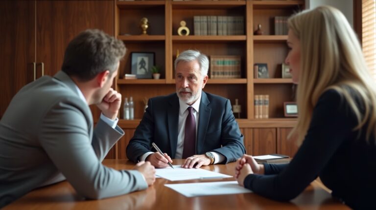 The dedicated legal team at Escondido Probate Law serving Riverside probate matters is pictured conferring with heirs to navigate the probate process to execute vital documents discussing What is Separate Property in California