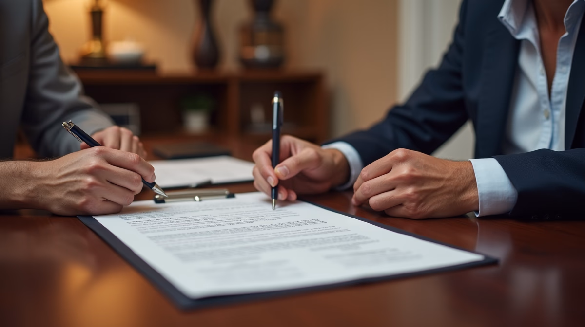 The dedicated legal team at Escondido Probate Law serving Riverside probate matters is pictured conferring with heirs to navigate the probate process to execute vital documents discussing What is a Bench Warrant in Probate Court