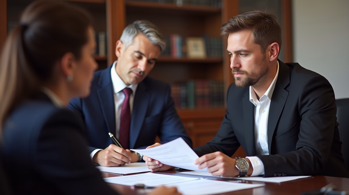 The dedicated legal team at Escondido Probate Law serving Riverside probate matters is pictured conferring with heirs to navigate the probate process to execute vital documents discussing What is a Declination to Act as Executor