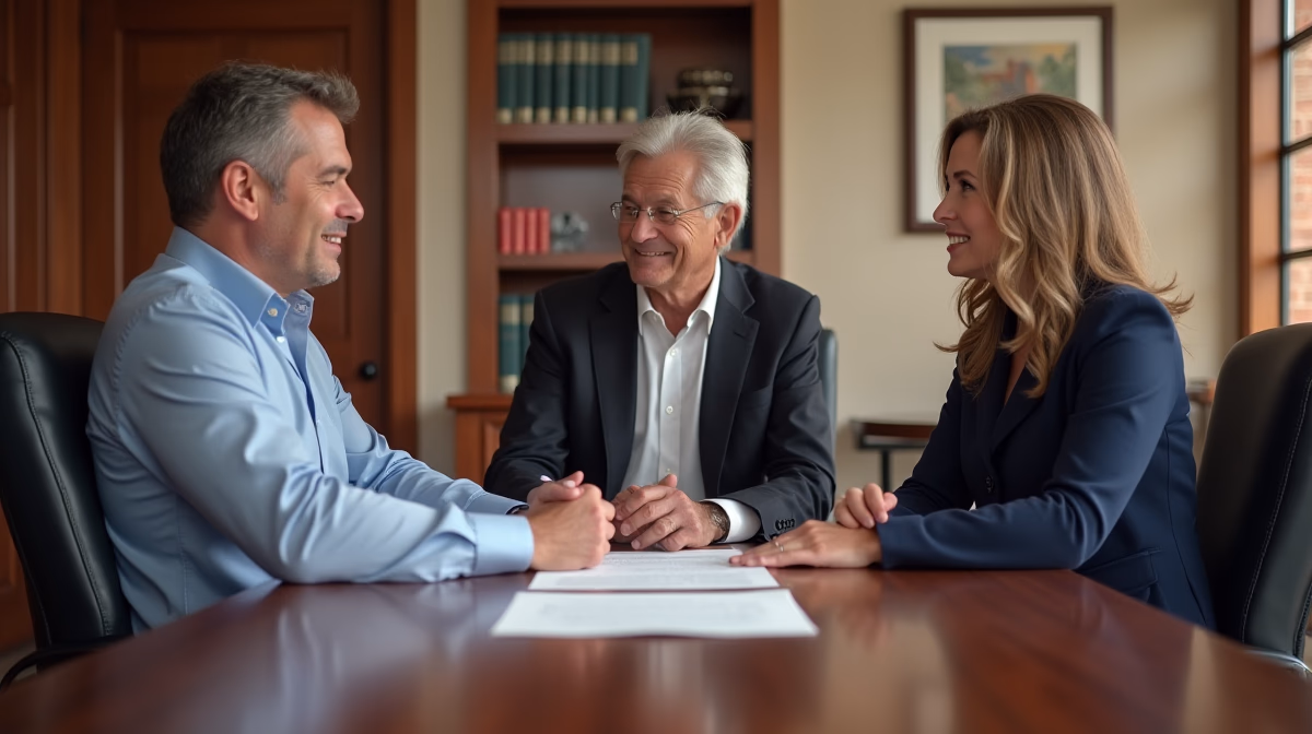 The dedicated legal team at Escondido Probate Law serving Riverside probate matters is pictured conferring with heirs to navigate the probate process to execute vital documents discussing What is a Petition for Removal