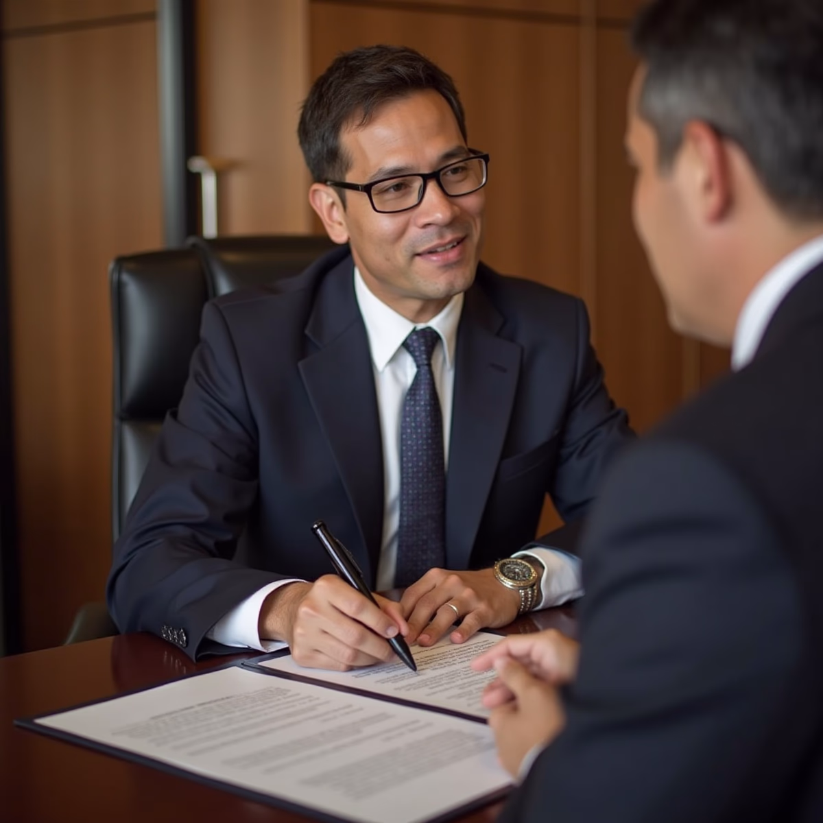 The dedicated legal team at Escondido Probate Law serving Riverside probate matters is pictured conferring with heirs to navigate the probate process to execute vital documents discussing What is a Petition to Determine Heirship and When Do I Need One