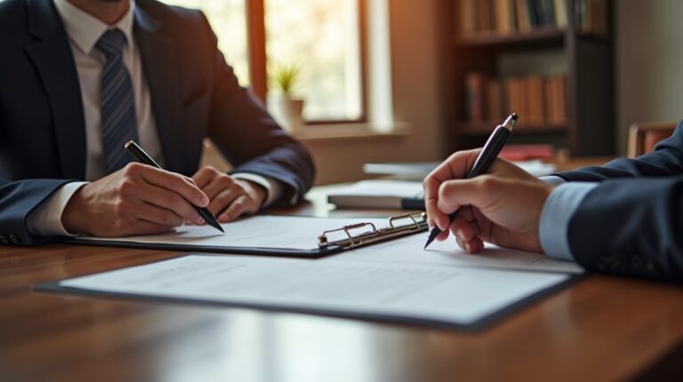 The dedicated legal team at Escondido Probate Law serving Riverside probate matters is pictured conferring with heirs to navigate the probate process to execute vital documents discussing What is a Probate Code 11700 Petition