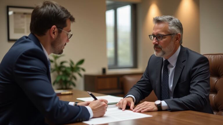 The dedicated legal team at Escondido Probate Law serving Riverside probate matters is pictured conferring with heirs to navigate the probate process to execute vital documents discussing What is a Probate Referee