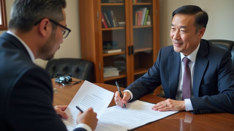 The dedicated legal team at Escondido Probate Law serving Riverside probate matters is pictured conferring with heirs to navigate the probate process to execute vital documents discussing What is a Revocation of Probate