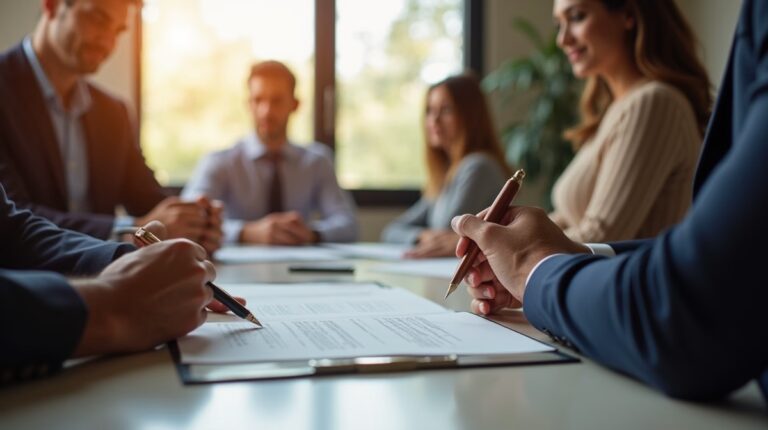 The dedicated legal team at Escondido Probate Law serving Riverside probate matters is pictured conferring with heirs to navigate the probate process to execute vital documents discussing What is a Supplement to the Petition