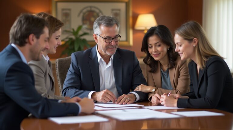 The legal counsel at Escondido Probate Law serving Riverside County estate matters meets with beneficiaries in our Southern California office to execute necessary paperwork discussing What is a generation skipping trust