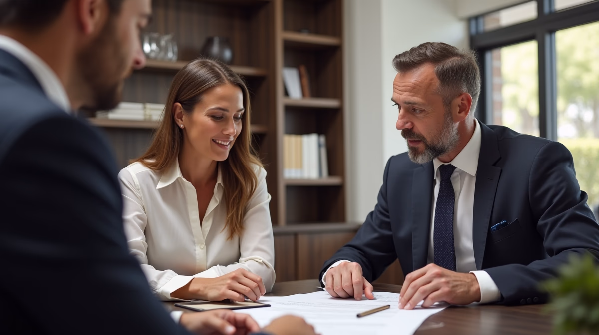 The dedicated legal team at Escondido Probate Law serving Riverside probate matters is pictured conferring with heirs to navigate the probate process to execute vital documents discussing What is an Ancillary Probate Petition