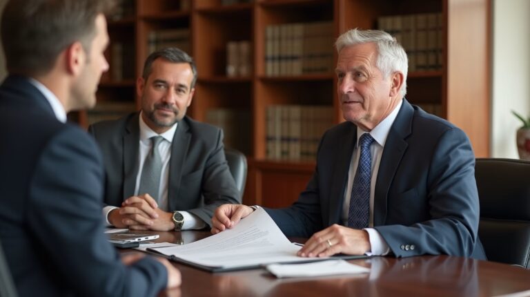 The dedicated legal team at Escondido Probate Law serving Riverside probate matters is pictured conferring with heirs to navigate the probate process to execute vital documents discussing What is an Omitted Spouse Claim