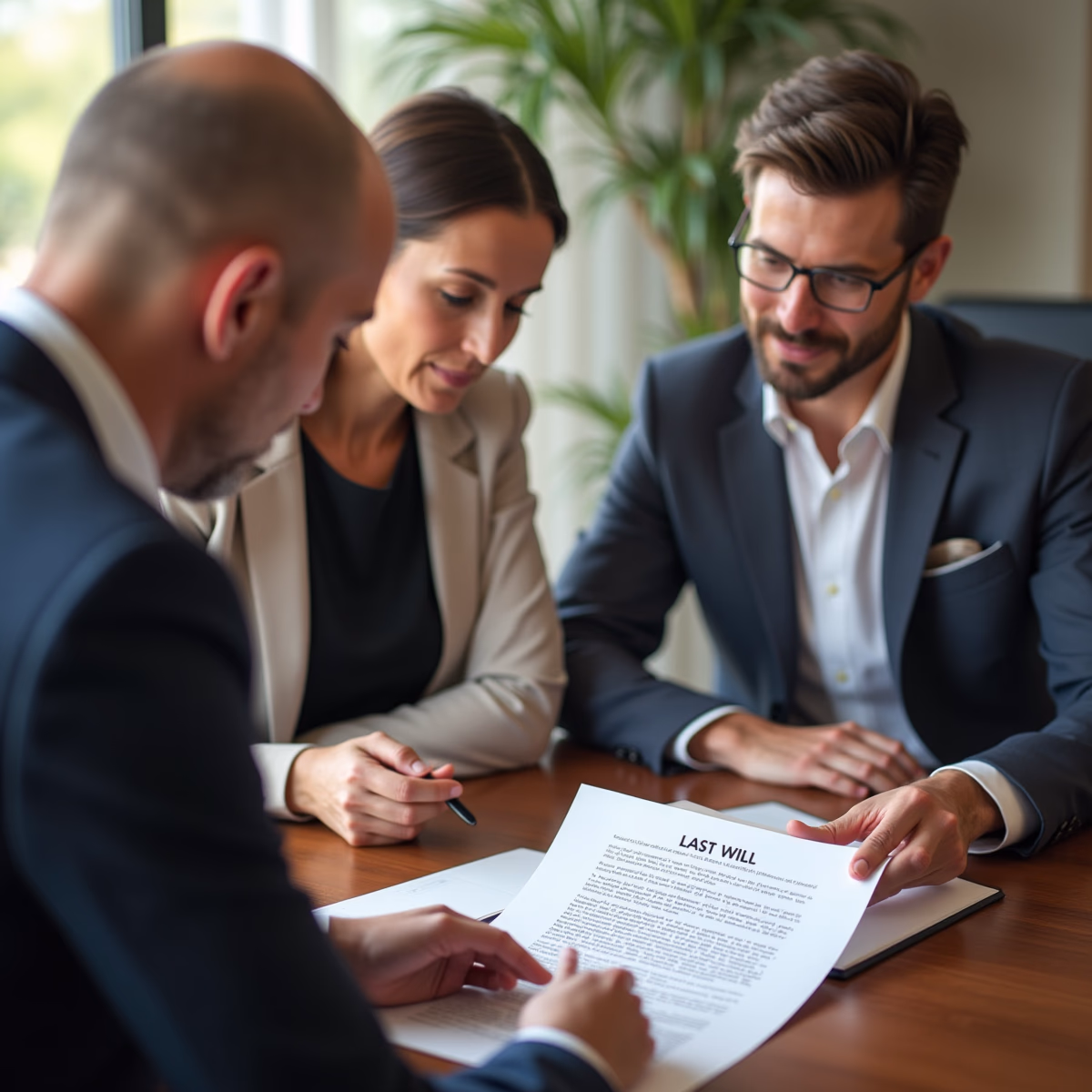 The dedicated legal team at Escondido Probate Law serving Riverside probate matters is pictured conferring with heirs to navigate the probate process to execute vital documents discussing What is the Deadline to Challenge a Will