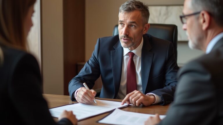 The legal counsel at Escondido Probate Law serving Riverside County estate matters meets with beneficiaries in our Southern California office to execute necessary paperwork discussing What is the Role of a Trust Protector