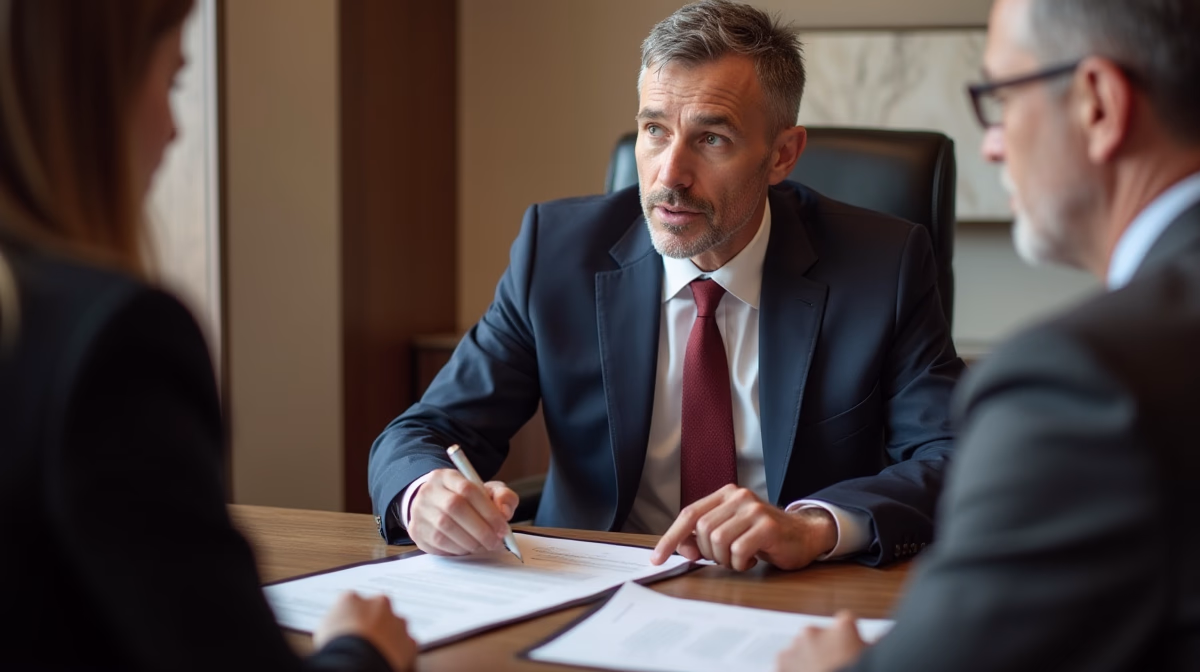 The legal counsel at Escondido Probate Law serving Riverside County estate matters meets with beneficiaries in our Southern California office to execute necessary paperwork discussing What is the Role of a Trust Protector