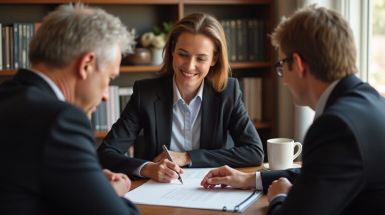 The legal counsel at Escondido Probate Law serving Riverside County estate matters meets with beneficiaries in our Southern California office to execute necessary paperwork discussing What is the impact of an irrevocable assignment of assets