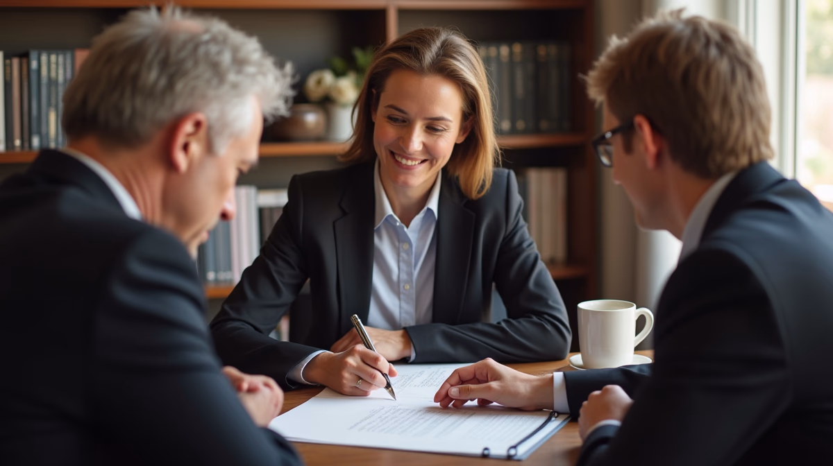 The legal counsel at Escondido Probate Law serving Riverside County estate matters meets with beneficiaries in our Southern California office to execute necessary paperwork discussing What is the impact of an irrevocable assignment of assets
