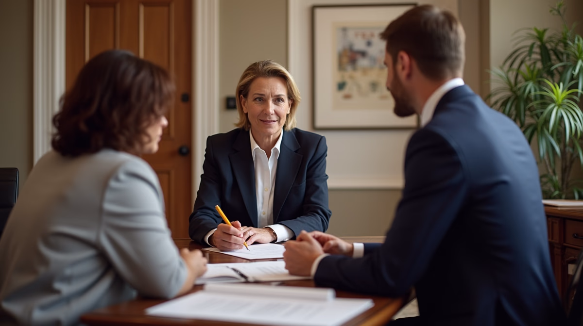 The legal counsel at Escondido Probate Law serving Riverside County estate matters meets with beneficiaries in our Southern California office to execute necessary paperwork discussing What is the role of a successor trustee in an unfunded estate