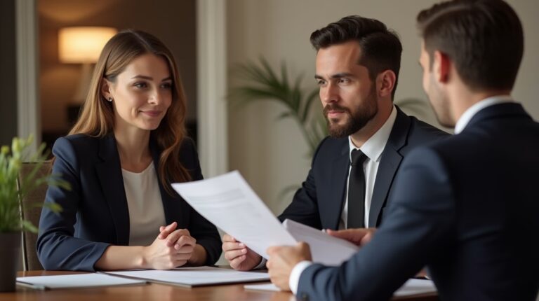The legal counsel at Escondido Probate Law serving Riverside County estate matters meets with beneficiaries in our Southern California office to execute necessary paperwork discussing What is the role of a trust protector in an irrevocable trust structure