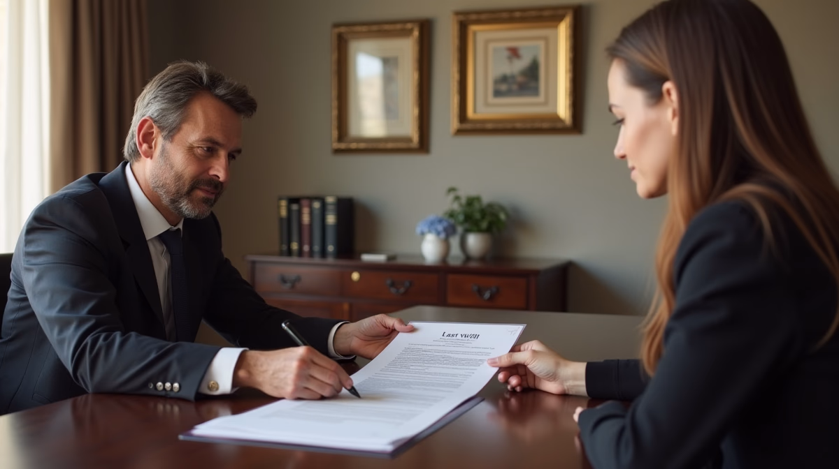 The legal counsel at Escondido Probate Law serving Riverside County estate matters meets with beneficiaries in our Southern California office to execute necessary paperwork discussing What is the specific process for choosing a successor trustee for an irrevocable trust