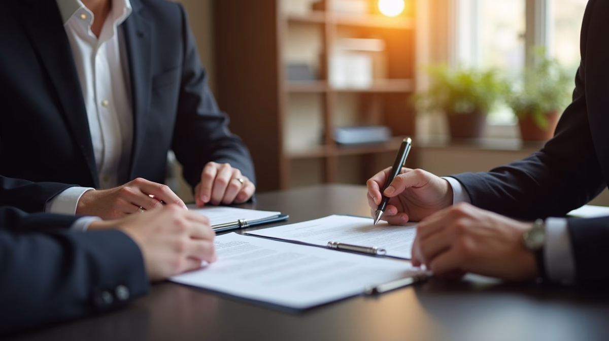 The legal counsel at Escondido Probate Law serving Riverside County estate matters meets with beneficiaries in our Southern California office to execute necessary paperwork discussing What is the specific process for filing a final accounting for an irrevocable trust