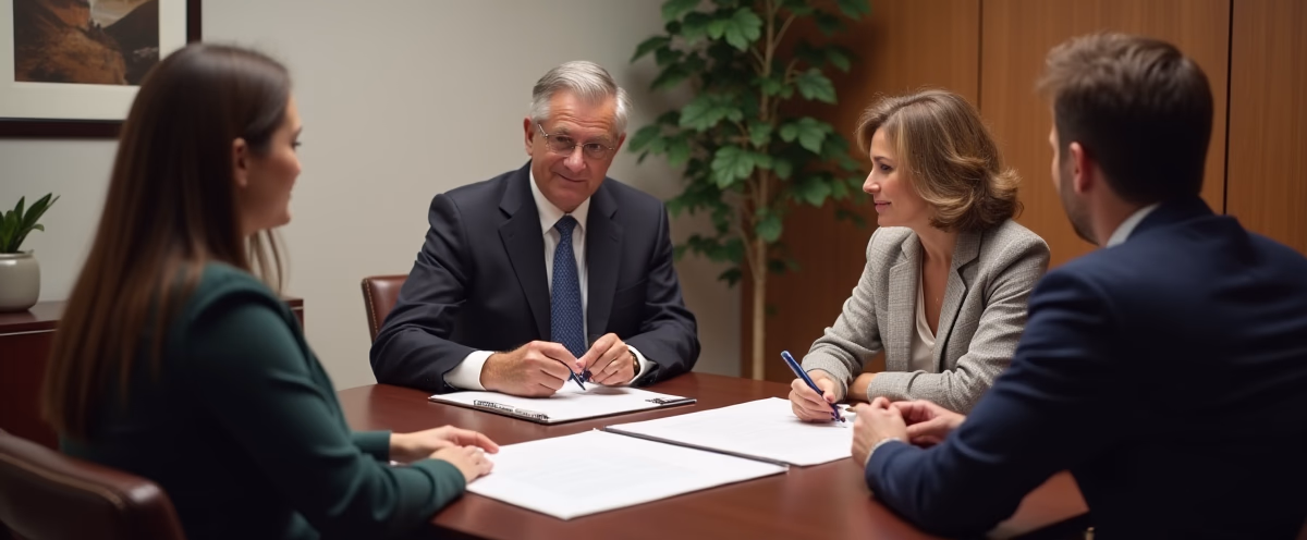The legal counsel at Escondido Probate Law serving Riverside County estate matters meets with beneficiaries in our Southern California office to execute necessary paperwork discussing What separates a successful California trust distribution from a costly battle over interpretation and accounting