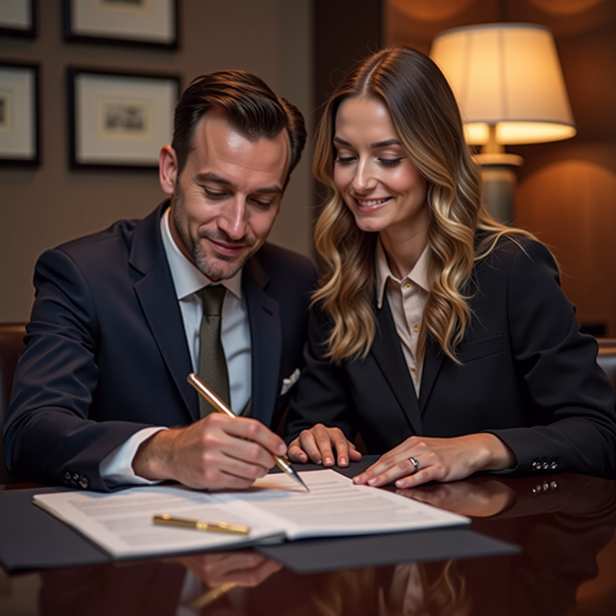 The dedicated legal team at Escondido Probate Law serving Riverside probate matters is pictured conferring with heirs to navigate the probate process to execute vital documents discussing What separates an efficient California probate process from a drawnout conflict over authority and assets