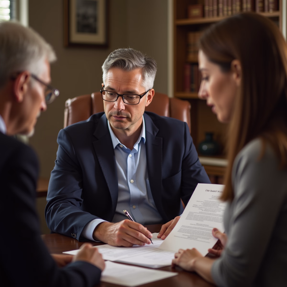 The dedicated legal team at Escondido Probate Law serving Riverside probate matters is pictured conferring with heirs to navigate the probate process to execute vital documents discussing What separates an efficient California probate process from a drawnout conflict over authority and assets