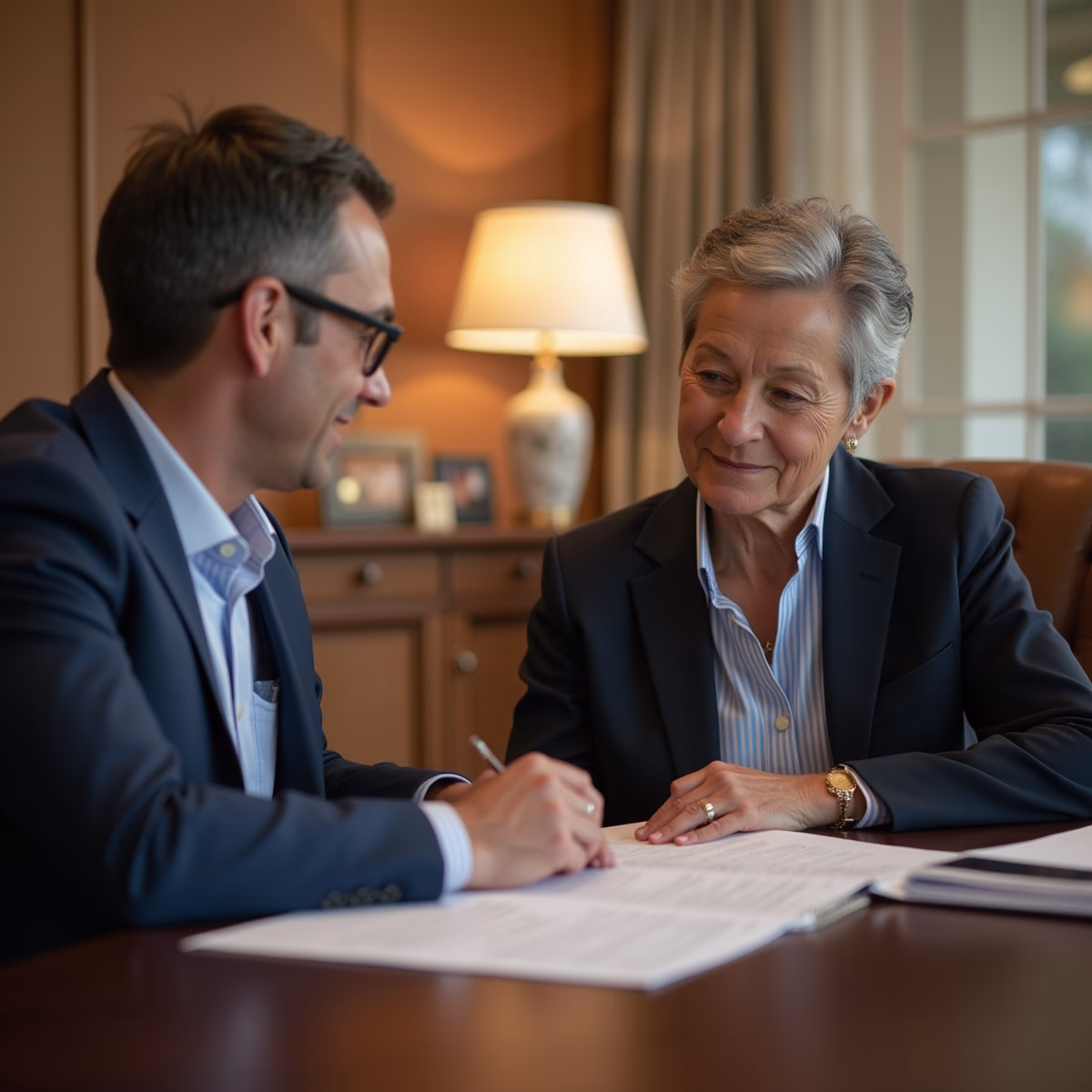 The dedicated legal team at Escondido Probate Law serving Riverside probate matters is pictured conferring with heirs to navigate the probate process to execute vital documents discussing What separates an efficient California probate process from a drawnout conflict over authority and assets
