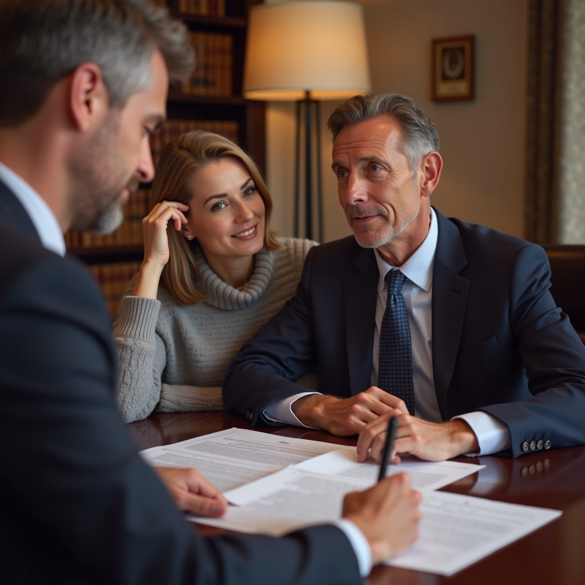 The dedicated legal team at Escondido Probate Law serving Riverside probate matters is pictured conferring with heirs to navigate the probate process to execute vital documents discussing What separates an efficient California probate process from a drawnout conflict over authority and assets